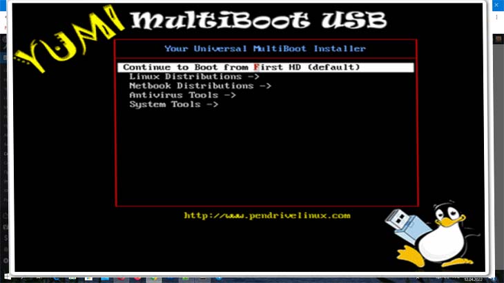 YUMI (Multiboot USB Creator)